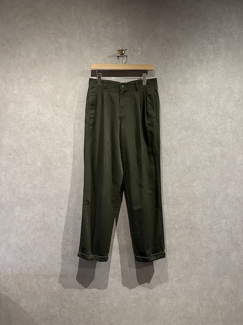 「used」90’s CHAPS Tuck Chino Pants（W32 L32）
