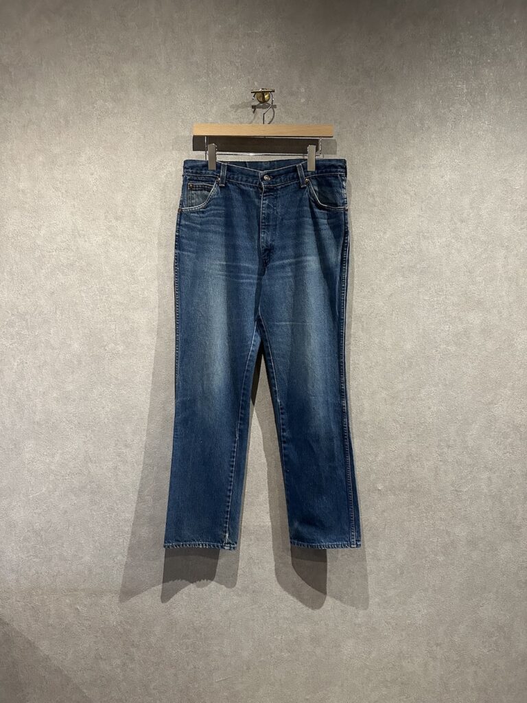 「used」80’s-90’s USA製 Levi’s 557 Blue Denim “Cowboy Jeans” （W34 L32）