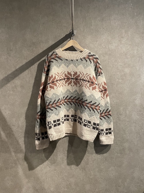 「used」COSSACK Nordic Sweater（F）