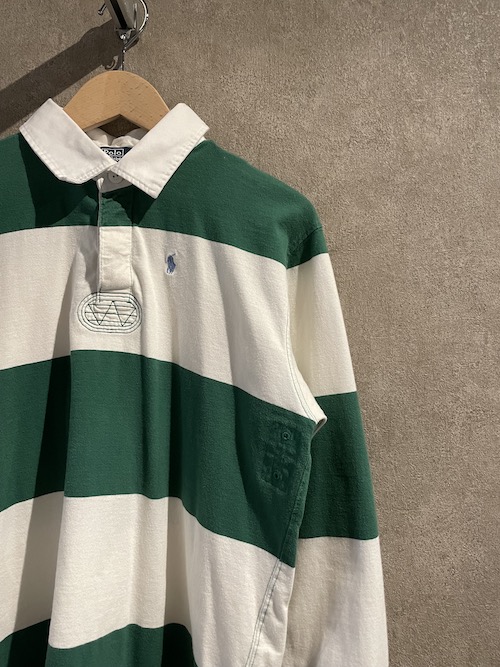 used」Polo Ralph Lauren Border Rugby Shirt（XL【20】） | calm